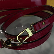 LOUIS VUITTON ALMA BB HORNSKIN RED MONOGRAM VERNIS LEATHER 3557 - 4
