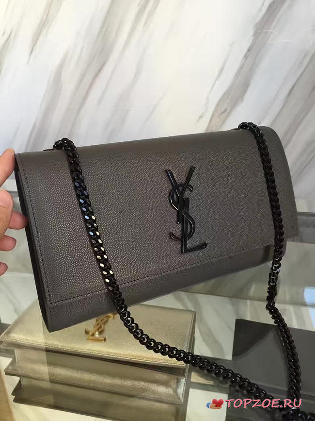 ysl monogram kate in grain de poudre embossed leather CohotBag 5013 - 1
