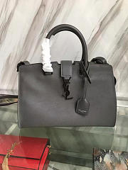 YSL SMALL IN SMOOTH LEATHER CABAS  - 3