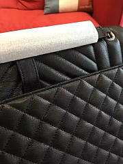 YSL ENVELOP SATCHEL LARGE BLACK 5118 - 5
