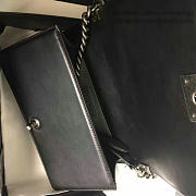 CHANEL MEDIUM CHEVRON LAMBSKIN QUILTED BOY BAG BLACK A13043 VS 03203 - 2