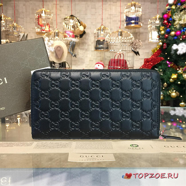 gucci gg leather wallet CohotBag  - 1