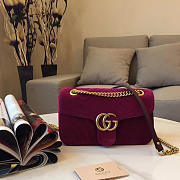GUCCI GG MARMONT VELVET MINI BAG 2424 - 1