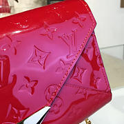   LOUIS VUITTON MONOGRAM VERNIS MIRA CHAIN WALLET CHERRY 3330 - 5