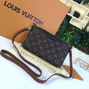 LOUIS VUITTON PALLAS CLUTH NOIR