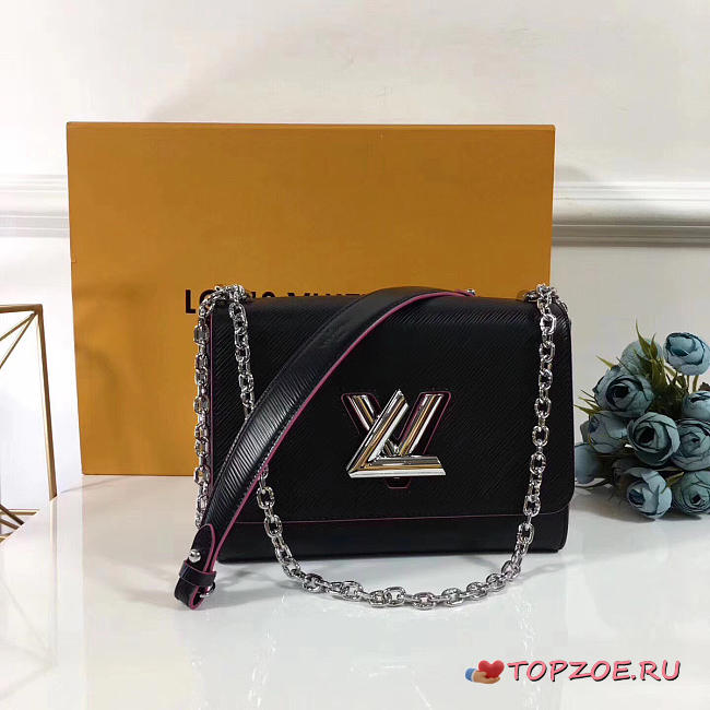 LOUIS VUITTON TWIST NOIR HOT PINK MM 3784 - 1