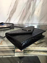 ysl monogram kate crocodile embossed shiny leather CohotBag 5029 - 3