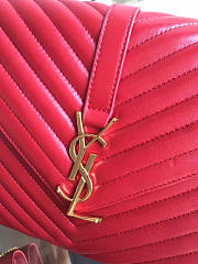 ysl gold monogram college red CohotBag 5087 - 4