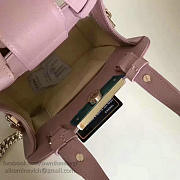 CHANEL SMALL LABEL CLICK LEATHER SHOPPING BAG PINK A93731 VS 09584 - 3