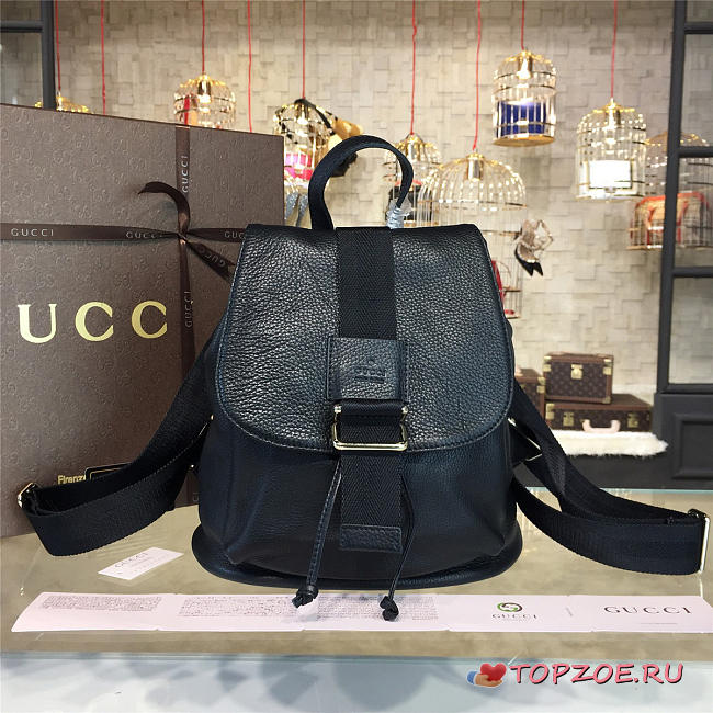 GUCCI GG LEATHER BACKPACK 03 - 1