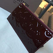 LOUIS VUITTON POCHETTE FELICIE AMARANTH RED M61267 SIZE 21 x 11 x 2 CM - 3