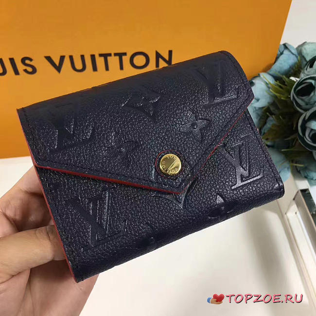 LOUIS VUITTON VICTORINE WALLET MARINE ROUGE 3779 - 1