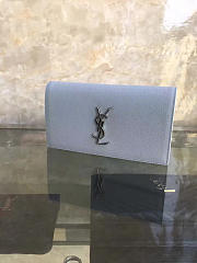 ysl monogram kate clutch grain de poudre embossed leather CohotBag 4947 - 1