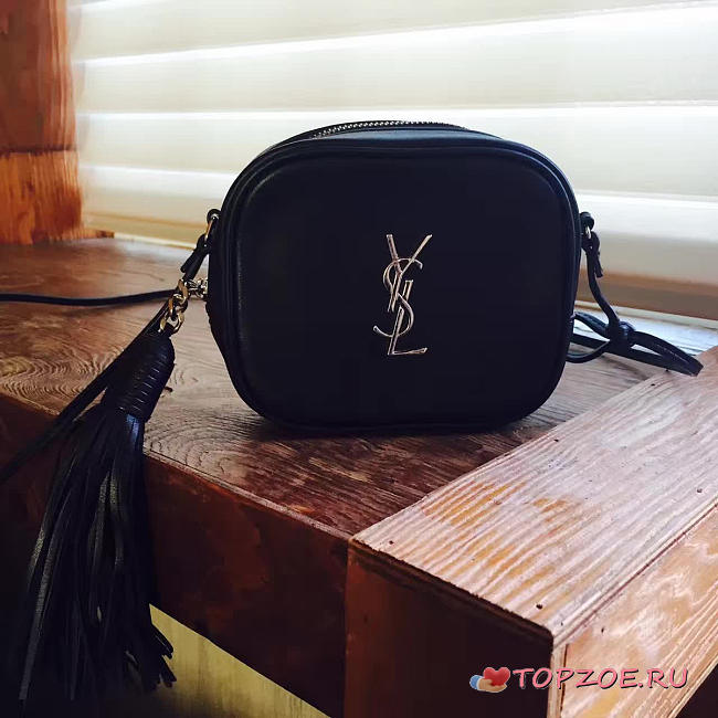 YSL MONOGRAM BLOGGER BLACK 5122 - 1