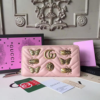 GUCCI WALLET PINK 2333