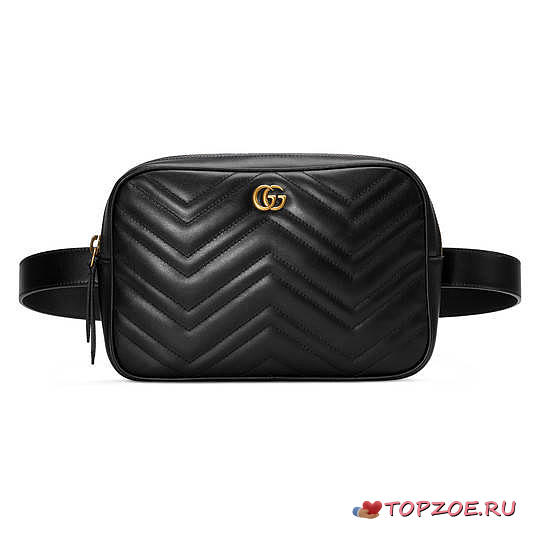 GUCCI MARMONT MATELASSÉ BELT BAG - 1