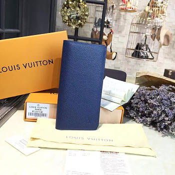 LOUIS VUITTON ZIPPY WALLET BLUE 3587