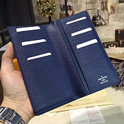 LOUIS VUITTON ZIPPY WALLET BLUE 3587 - 5