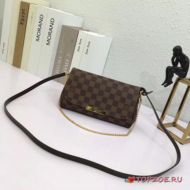 LV FAVORITE DAMIER EBENE PM 24CM - 1