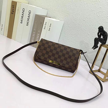 LV FAVORITE DAMIER EBENE PM 24CM