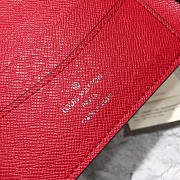 LOUIS VUITTON SUPREME POCKET WALLET 3803 RED - 2