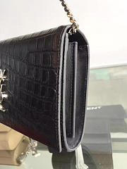 ysl monogram kate crocodile embossed shiny leather CohotBag 5028 - 4