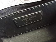 ysl monogram kate silver tassel in embossed crocodile shiny leather- CohotBag 5039 - 6