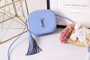YSL MONOGRAM BLOGGER LIGHT BLUE 5120 - 2