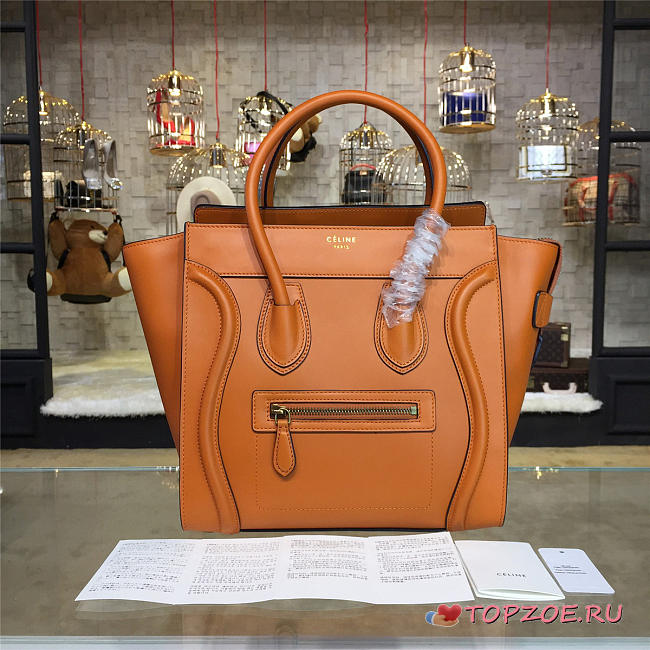 CohotBag celine leather micro luggage z1076 - 1