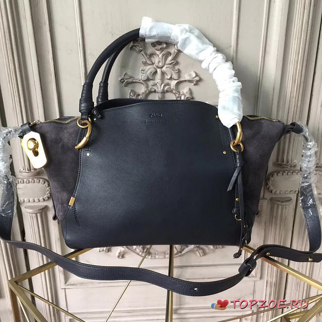CHLOÉ LEATHER SHOULDER BAG - 1