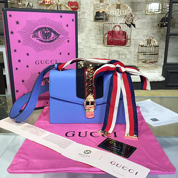 GUCCI SYLVIE LEATHER BAG Z2345