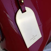 LV Vernis Tote Miroir Patent Leather M54640 Red 32CM - 6