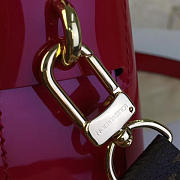 LV Vernis Tote Miroir Patent Leather M54640 Red 32CM - 4