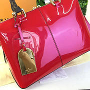 LV Vernis Tote Miroir Patent Leather M54640 Red 32CM - 3
