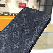 LOUIS VUITTON BRAZZA WALLET MONOGRAM ECLIPSE CANVAS M61697 - 5