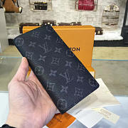 LOUIS VUITTON BRAZZA WALLET MONOGRAM ECLIPSE CANVAS M61697 - 3