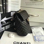 CHANEL CAVIAR QUILTED LAMBSKIN BACKPACK BLACK 24CM - 4