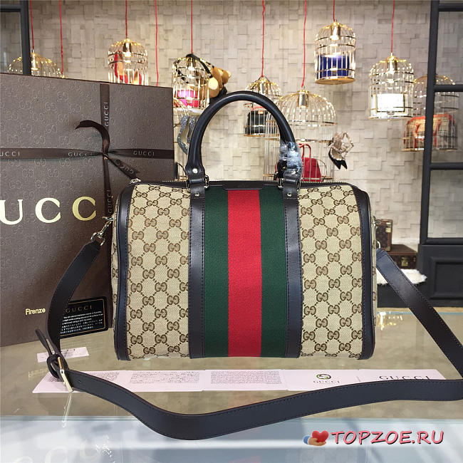 gucci gg supreme handle bag CohotBag 2219 - 1