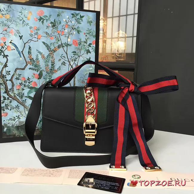 GUCCI SYLVIE LEATHER BAG Z2344 - 1