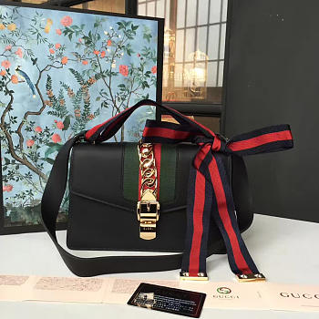 GUCCI SYLVIE LEATHER BAG Z2344