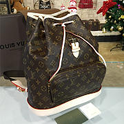 LOUIS VUITTON BACKPACK MONOGRAM MACASSAR CANVAS 3511 - 2