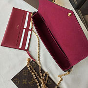 LV POCHETTE FELICIE MONOGRAM M61276 SIZE 21CM - 5