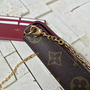 LV POCHETTE FELICIE MONOGRAM M61276 SIZE 21CM - 3