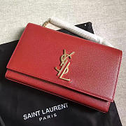 ysl monogram kate grain de poudre embossed leather CohotBag 4970 - 1