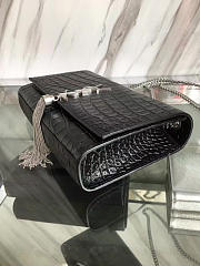 ysl monogram kate sliver tassel in embossed cocodile shiny leather CohotBag 5033 - 3