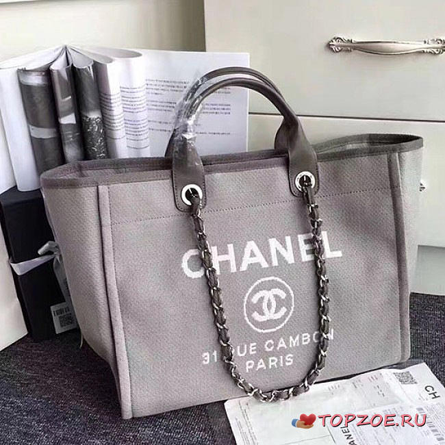 CHANEL SHOPPING BAG BROWN A68046 VS 02718 - 1