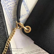CHANEL GRAINED CALFSKIN LARGE TOP HANDLE FLAP BAG BLACK A93757 VS 08858 - 3