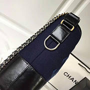 CHANEL GABRIELLE LARGE HOBO BAG BLUE 28CM - 4