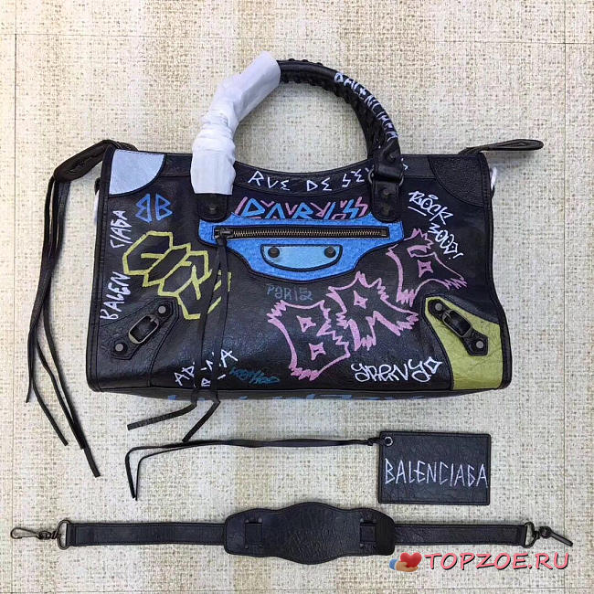 BALENCIAGA GRAFFITI CLASSIC CITY 5602 - 1