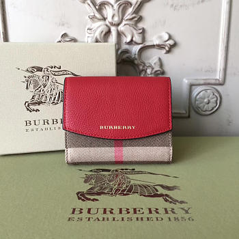 burberry red wallet